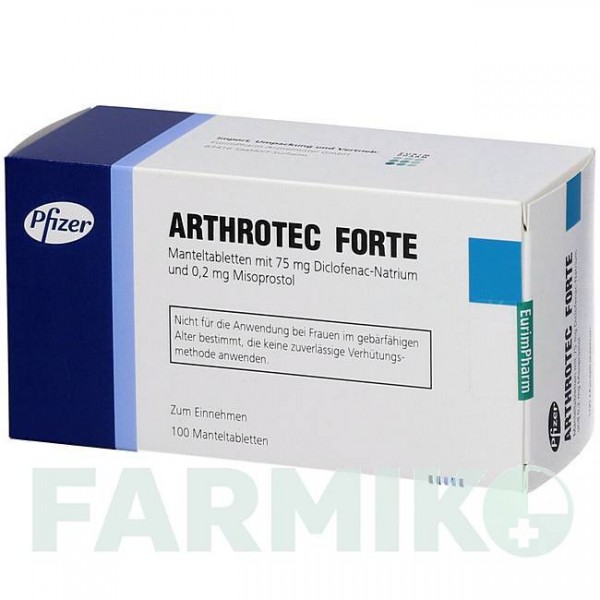 АРТРОТЕК (ARTHROTEC) таблетки 50 шт - Диклофенак, Інше EURIMPHARM