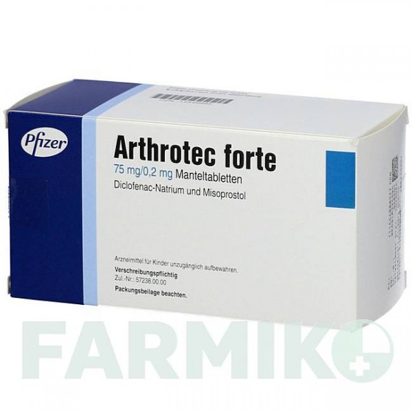 АРТРОТЕК (ARTHROTEC) таблетки 100 шт - Диклофенак, Інше KOHLPHARMA