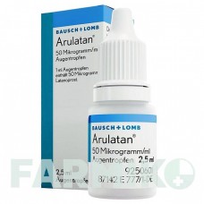 АРУЛАТАН (ARULATAN) капли 2,5 мл - Латанопрост DR.GERHARD MANN