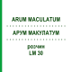АРУМ МАКУЛАТУМ (ARUM MACULATUM) LM 30 розчин 10 мл - Гомеопатія ARCANA DR.SEWERIN