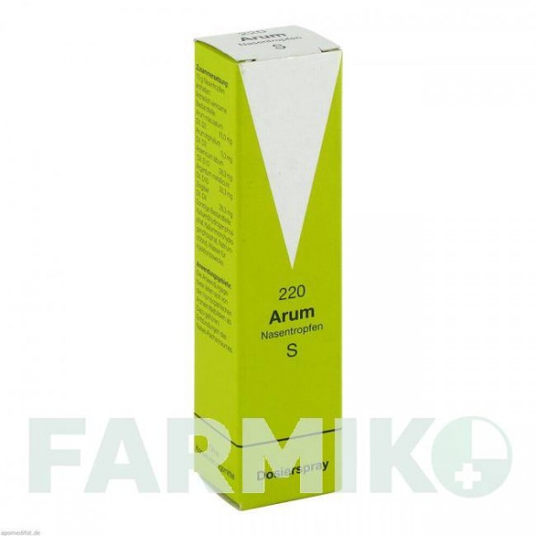 АРУМ НАЗЕНТРОПФЕН (ARUM NASENTROPFEN) краплі 10 г - Гомеопатія NESTMANN PHARMA