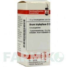 АРУМ ТРИФИЛЛЮМ (ARUM TRIPHYLLUM) D 3 глобули 10 г - Гомеопатия DHU
