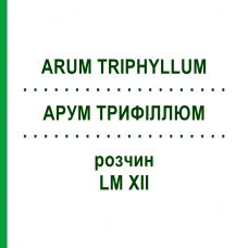 АРУМ ТРИФИЛЛЮМ (ARUM TRIPHYLLUM) LM XII раствор 10 мл - Гомеопатия DHU