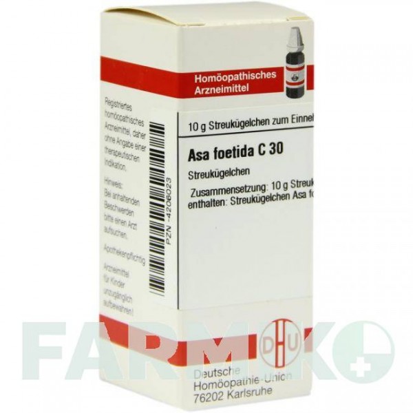 АСА ФОЕТИДА (ASA FOETIDA) C 30 глобули 10 г - Гомеопатия DHU