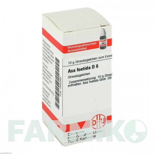 АСА ФОЕТИДА (ASA FOETIDA) D 6 глобули 10 г - Гомеопатия DHU