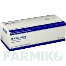 АСАКОЛ (ASACOL) 400 мг таблетки 300 шт - Месалазин TILLOTTS PHARMA