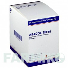 АСАКОЛ (ASACOL) 800 мг таблетки 100 шт - Месалазин TILLOTTS PHARMA