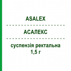 АСАЛЕКС (ASALEX) 1,5 г суспензия ректальная 20 шт - Месалазин CHIESI