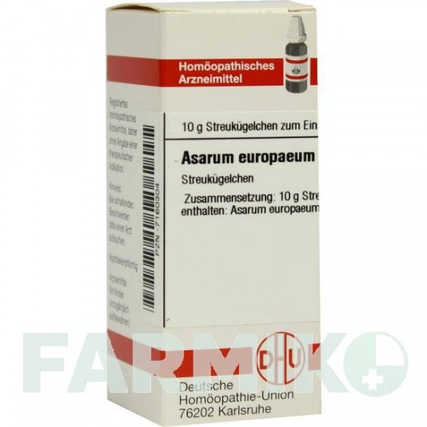 АСАРУМ ЕВРОПЕУМ (ASARUM EUROPAEUM) C 30 глобули 10 г - Гомеопатия DHU