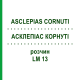 АСКЛЕПИАС КОРНУТИ (ASCLEPIAS CORNUTI) LM 13 раствор 10 мл - Гомеопатия ARCANA DR.SEWERIN