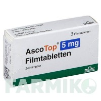 АСКОТОП (ASCOTOP) 5 мг таблетки 3 шт - Золмітриптан GRUNENTHAL