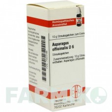 АСПАРАГУС ОФФИЦИНАЛИС (ASPARAGUS OFFICINALIS) D 6 глобули 10 г - Гомеопатия DHU