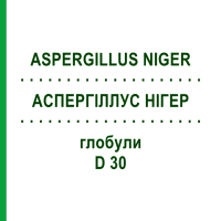 АСПЕРГИЛЛУС НИГЕР (ASPERGILLUS NIGER) D 30 глобули 10 г - Гомеопатия DHU