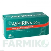 АСПІРИН (ASPIRIN) 100 мг таблетки 98 шт - Ацетилсаліцилова кислота BAYER