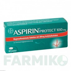 АСПИРИН (ASPIRIN) 100 мг таблетки 42 шт - Ацетилсалициловая кислота BAYER