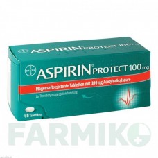 АСПИРИН (ASPIRIN) 100 мг таблетки 98 шт - Ацетилсалициловая кислота BAYER