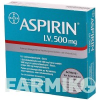 АСПІРИН (ASPIRIN) 500 мг порошок 5 шт - Лізин ацетилсаліцилат BAYER