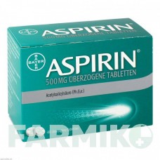 АСПИРИН (ASPIRIN) 500 мг таблетки 40 шт - Ацетилсалициловая кислота BAYER