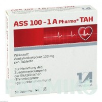 АСС (ASS) 100 таблетки 50 шт - Ацетилсаліцилова кислота, Інше 1 A PHARMA