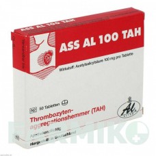 АСС (ASS) 100 таблетки 50 шт - Ацетилсалициловая кислота ALIUD PHARMA
