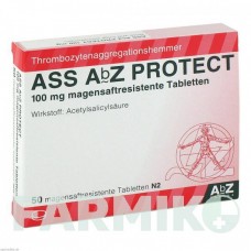 АСС (ASS) 100 мг таблетки 50 шт - Ацетилсалициловая кислота ABZ PHARMA