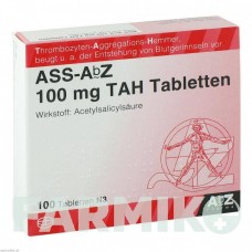 АСС (ASS) 100 мг таблетки 100 шт - Ацетилсалициловая кислота ABZ PHARMA