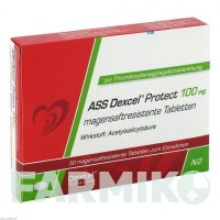 АСС (ASS) 100 мг таблетки 50 шт - Ацетилсалициловая кислота DEXCEL PHARMA