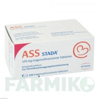 АСС (ASS) 100 мг таблетки 100 шт - Ацетилсалициловая кислота STADA