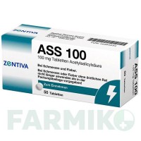АСС (ASS) 100 таблетки 50 шт - Ацетилсаліцилова кислота ZENTIVA