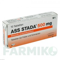 АСС (ASS) 500 мг таблетки 10 шт - Ацетилсаліцилова кислота STADA