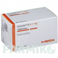 АСТОНИН (ASTONIN) 0,1 мг таблетки 50 шт - Флудрокортизон MERCK HEALTHCARE