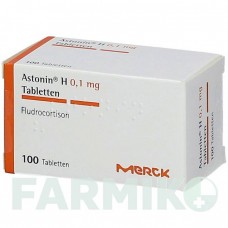 АСТОНИН (ASTONIN) 0,1 мг таблетки 100 шт - Флудрокортизон MERCK HEALTHCARE