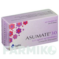 АСУМАТ (ASUMATE) 0,15 мг/0,03 мг таблетки 6x21 шт - Левоноргестрел, Етинілестрадіол EXELTIS