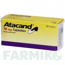 АТАКАНД (ATACAND) 16 мг таблетки 98 шт - Кандесартан ABACUS MEDICINE