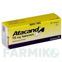 АТАКАНД (ATACAND) 16 мг таблетки 28 шт - Кандесартан CHEPLAPHARM