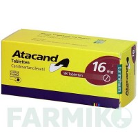 АТАКАНД (ATACAND) 16 мг таблетки 98 шт - Кандесартан EURIMPHARM