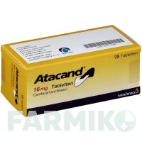 АТАКАНД (ATACAND) 16 мг таблетки 98 шт - Кандесартан ORIFARM