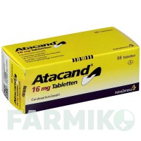 АТАКАНД (ATACAND) 16 мг таблетки 98 шт - Кандесартан PHARMA GERKE
