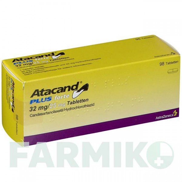 АТАКАНД (ATACAND) 32 мг/25 мг таблетки 98 шт - Кандесартан, Гидрохлоротиазид ABACUS MEDICINE