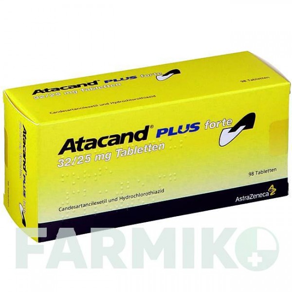 АТАКАНД (ATACAND) 32 мг/25 мг таблетки 98 шт - Кандесартан, Гидрохлоротиазид ORIFARM