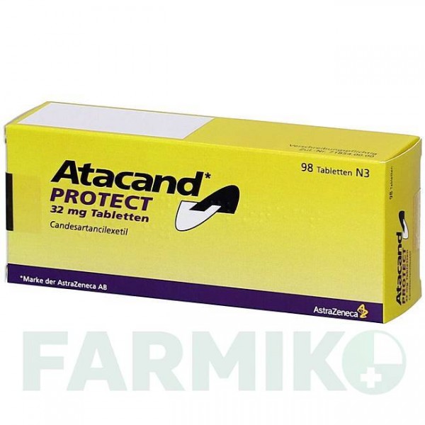 АТАКАНД (ATACAND) 32 мг таблетки 98 шт - Кандесартан EMRA-MED