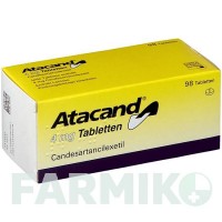 АТАКАНД (ATACAND) 4 мг таблетки 98 шт - Кандесартан CHEPLAPHARM