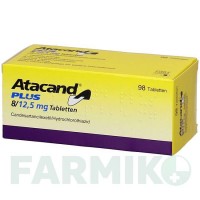АТАКАНД (ATACAND) 8 мг/12,5 мг таблетки 98 шт - Кандесартан, Гидрохлоротиазид CHEPLAPHARM