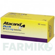 АТАКАНД (ATACAND) 8 мг/12,5 мг таблетки 98 шт - Кандесартан, Гідрохлоротіазид CHEPLAPHARM