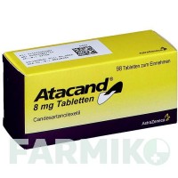 АТАКАНД (ATACAND) 8 мг таблетки 98 шт - Кандесартан ACA MULLER-ADAG PHARMA