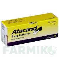 АТАКАНД (ATACAND) 8 мг таблетки 28 шт - Кандесартан CHEPLAPHARM