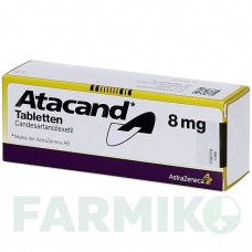 АТАКАНД (ATACAND) 8 мг таблетки 28 шт - Кандесартан EMRA-MED