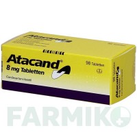 АТАКАНД (ATACAND) 8 мг таблетки 98 шт - Кандесартан PHARMA GERKE