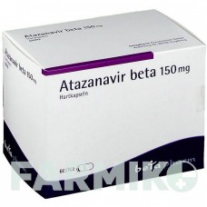 АТАЗАНАВИР (ATAZANAVIR) 150 мг капсулы 60 шт - Атазанавир BETAPHARM