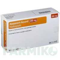 АТАЗАНАВИР (ATAZANAVIR) 200 мг капсулы 60 шт - Атазанавир ACCORD HEALTHCARE